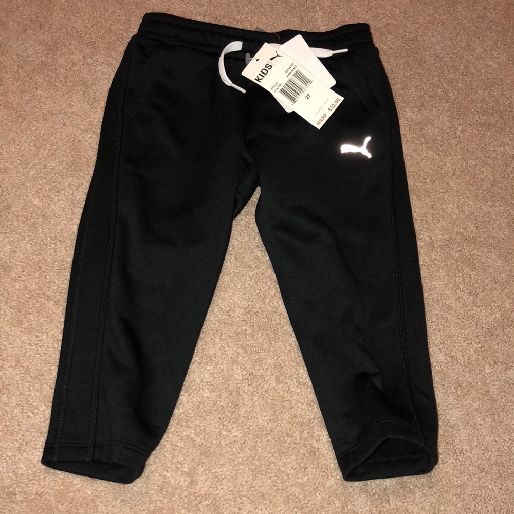 Toddler girl puma track pants. New with tags